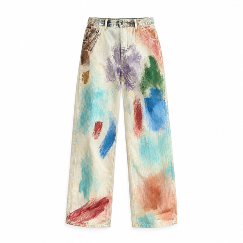 Galartsy Painted Art Baggy Jeans