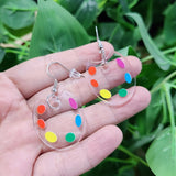 Galartsy Palette transparent earrings, view 2