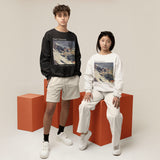 Galartsy Paul Cézanne L'Estaque, Melting Snow Sweatshirt, view 2