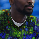 Galartsy Van Gogh Irises unisex sports jersey, view 3