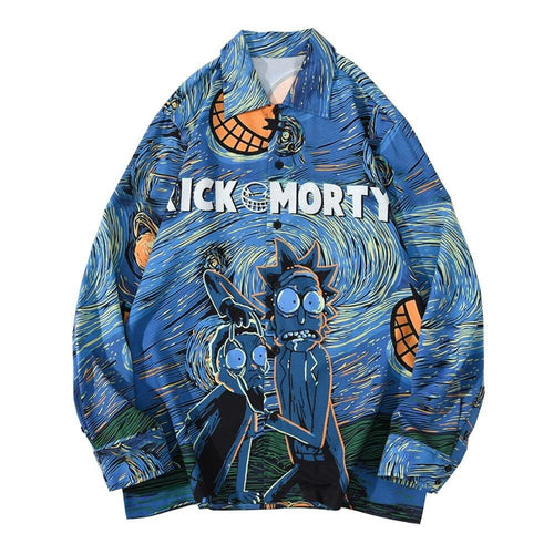 Galartsy Rick & Morty X Starry night shirt