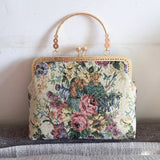 Galartsy Rococo Floral Embroidery Purse, view 4