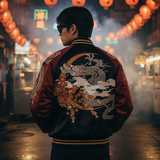 Galartsy Obsidian Bloom Reversible Sukajan Jacket, view 5