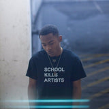 Galartsy School Kills Artists T-Shirt, view 4