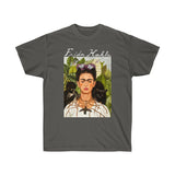 Galartsy Self-portrait with thorn necklace and hummingbird Frida Kahlo T-shirt, view 6