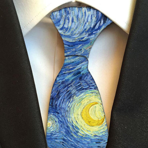 Galartsy Starry night classic Tie