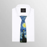 Galartsy Starry night classic Tie, view 2