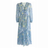 Galartsy Van Gogh Starry Night dreamy long dress, view 4