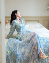 Galartsy Van Gogh Starry Night dreamy long dress, view 6