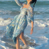 Galartsy Starry Night Long fairy dress, view 3