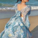 Galartsy Starry Night Long fairy dress, view 5
