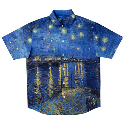 Galartsy Starry Night Over The Rhone Buttoned Shirt