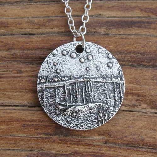 Galartsy Starry Night Over The Rhone Van Gogh Pendant Necklace