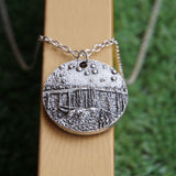 Galartsy Starry Night Over The Rhone Van Gogh Pendant Necklace, view 5