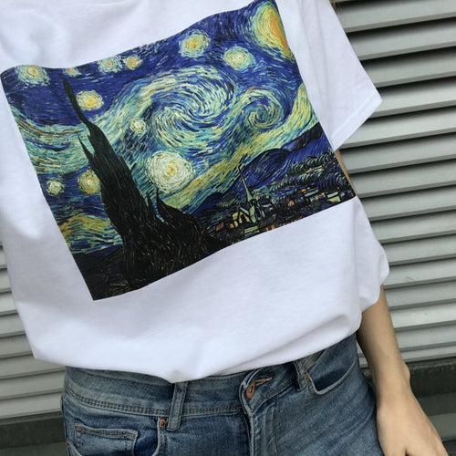Galartsy Van Gogh The Starry Night T-shirt