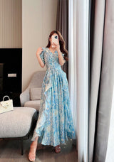 Galartsy Starry Night Sleeveless Dreamy Long Dress, view 4