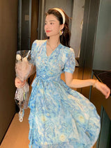 Galartsy Starry Night Sleeveless Dreamy Long Dress, view 5