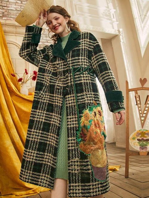 Galartsy Sunflowers Coat