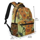Galartsy Sunflowers van gogh backpack, view 5