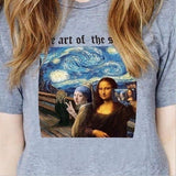 Galartsy The Art of the Selfie T-shirt, view 3