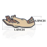 Galartsy The Creation of Adam Enamel pin, view 2