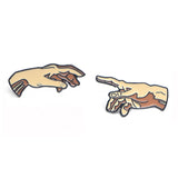 Galartsy The Creation of Adam Enamel pin, view 3