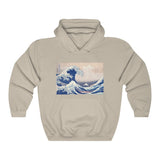 Galartsy The Great Wave Hooded Sweatshirt, view 3