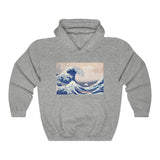 Galartsy The Great Wave Hooded Sweatshirt, view 4