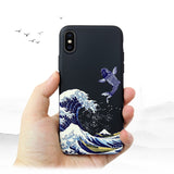 Galartsy The great wave of Kanagawa inspired iPhone Case, view 2