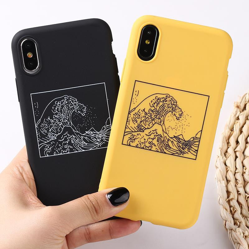 Galartsy The Great Wave off Kanagawa matte iPhone cover