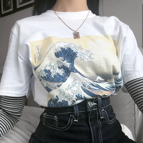 Galartsy The great wave off kanagawa t-shirt