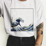 Galartsy The Great Wave off Kanagawa Hokusai T-shirt, view 2