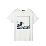 Galartsy The Great Wave off Kanagawa Hokusai T-shirt, view 5
