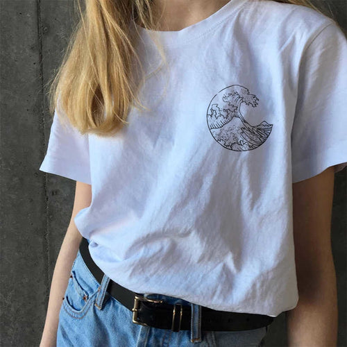 Galartsy The Great Wave pocket T-shirt