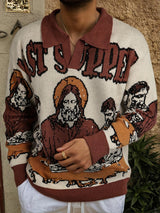 Galartsy The Last Supper Knit Sweater, view 5