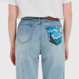 Galartsy The Starry Night Pocket Jeans, view 6