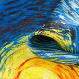 Galartsy The starry night silk scarf, view 6