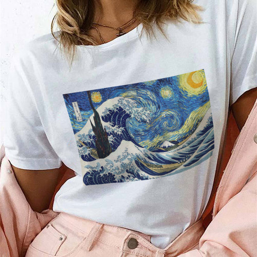 Galartsy The starry wave off kanagawa T-shirt
