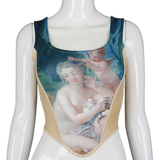 Galartsy The toilette of venus corset tank top, view 4