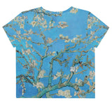 Galartsy Van gogh Almond blossom Crop top, view 2