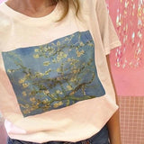 Galartsy Van Gogh Almond Blossom T-Shirt, view 2