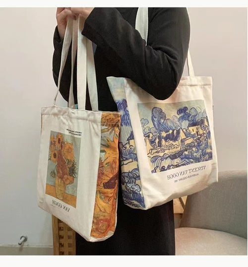 Galartsy Van Gogh Artsy canvas tote bags