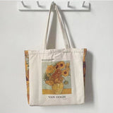 Galartsy Van Gogh Artsy canvas tote bags, view 3