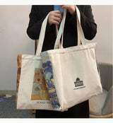 Galartsy Van Gogh Artsy canvas tote bags, view 4