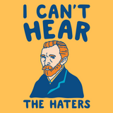 Galartsy Van gogh Can't Hear The Haters T-Shirt, view 4
