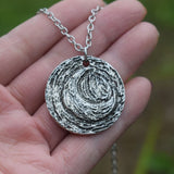Galartsy Van Gogh Crescent Moon  Starry Night necklace, view 4