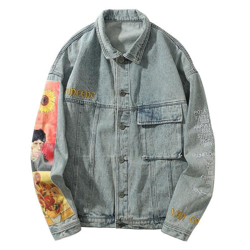 Galartsy Van Gogh Denim Jacket