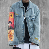 Galartsy Van Gogh Denim Jacket, view 2