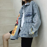 Galartsy Van Gogh Denim Jacket, view 4