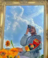 Galartsy Van Gogh Denim Jacket, view 5